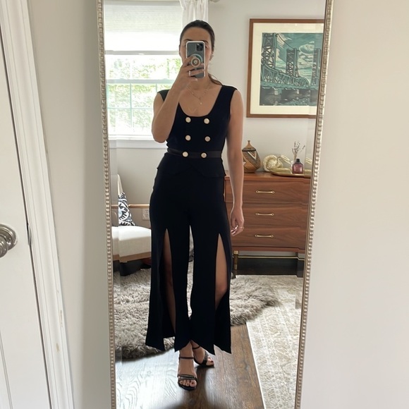 Boston Proper Black Tuxedo Jumpsuit - Picture 11 of 12